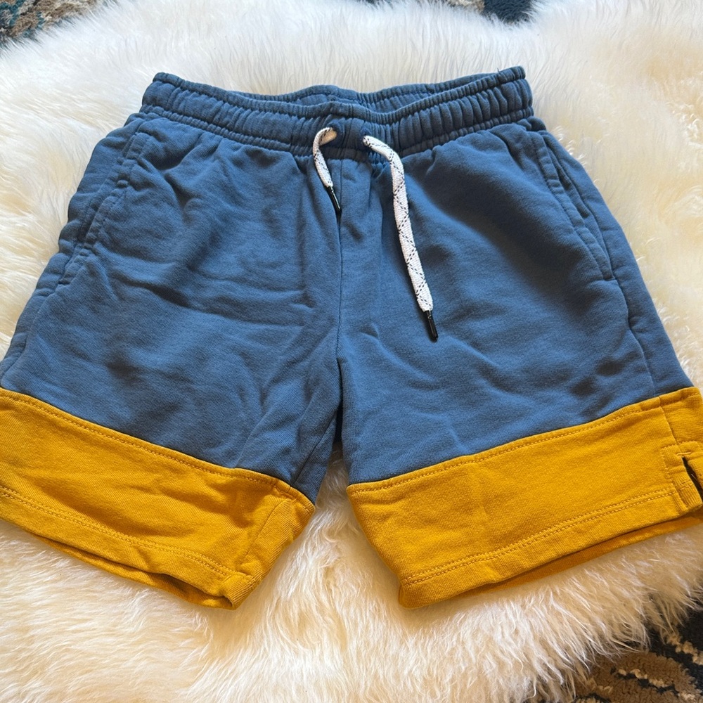 Hanna Andersson Cotton Sweat Shorts Colorblock 8